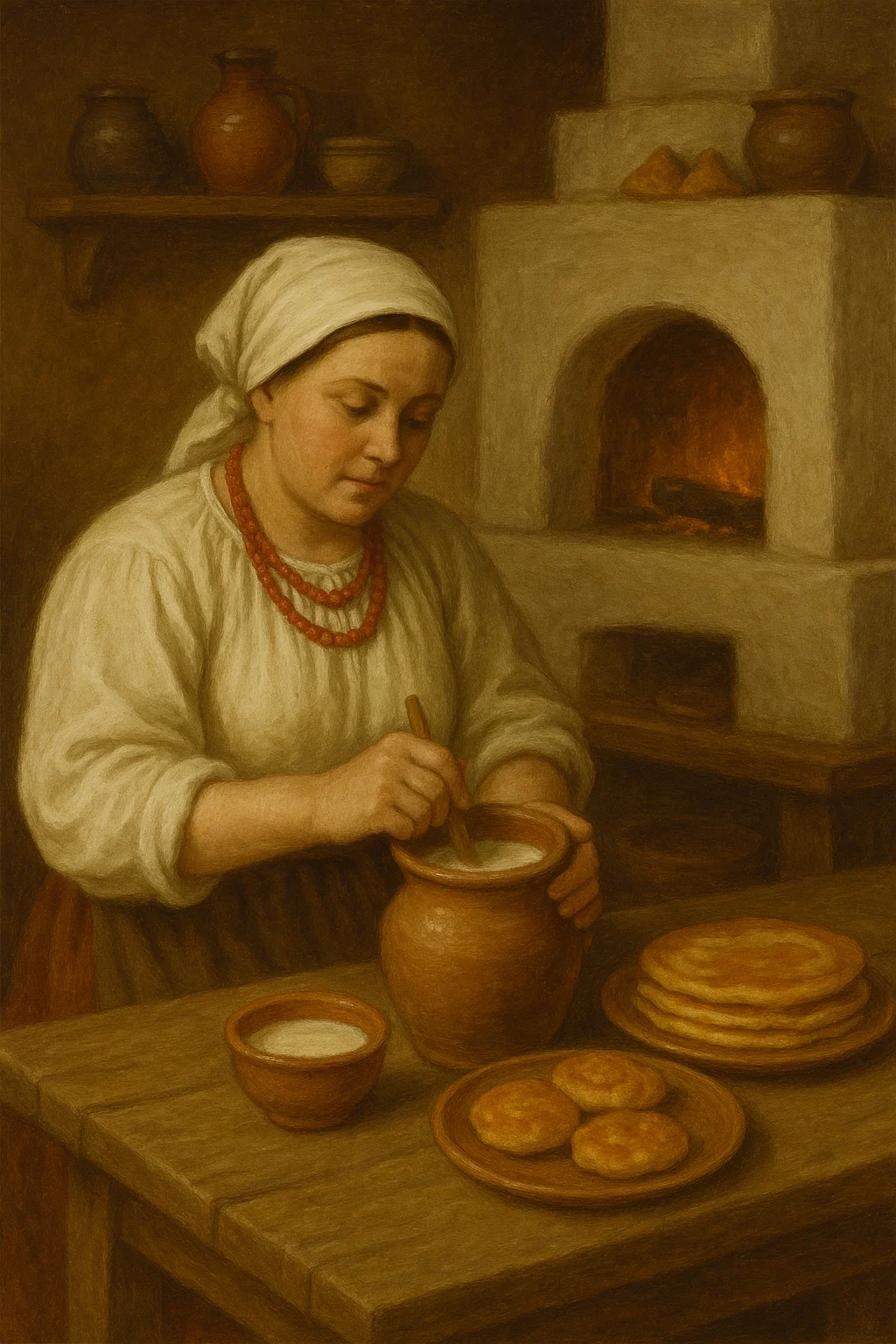 Ряжанка (колотуха, колочена сметана, завдавана сме­тана, завдаванка, мачання, сирокваиіа, парушка)